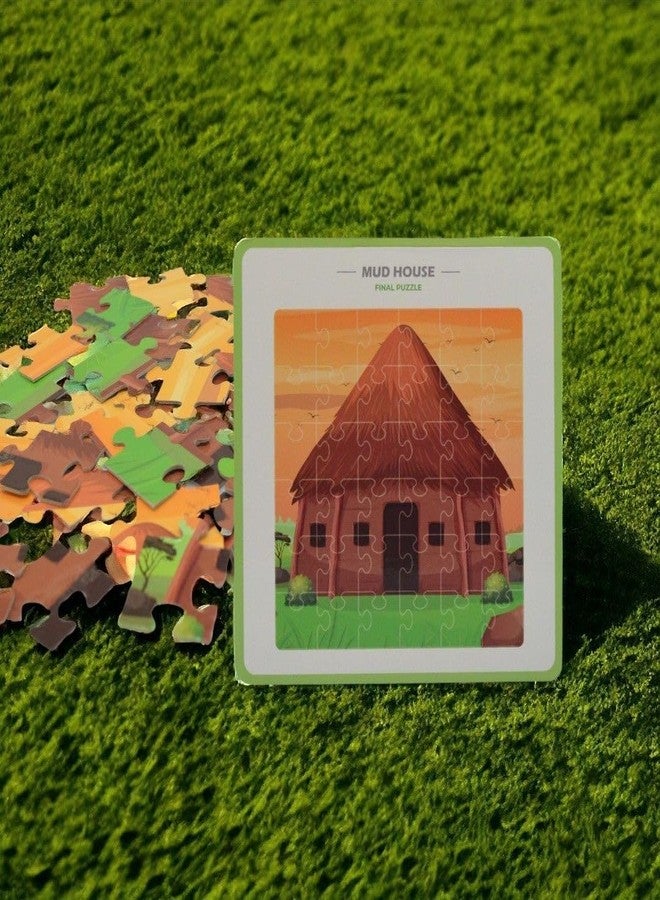 Mittimate Mud House Jigsaw Puzzle Game for Kids Age 4 to 6 Old I 36 Pieces Puzzle Toy I Birthday Gift for Children - Image 5